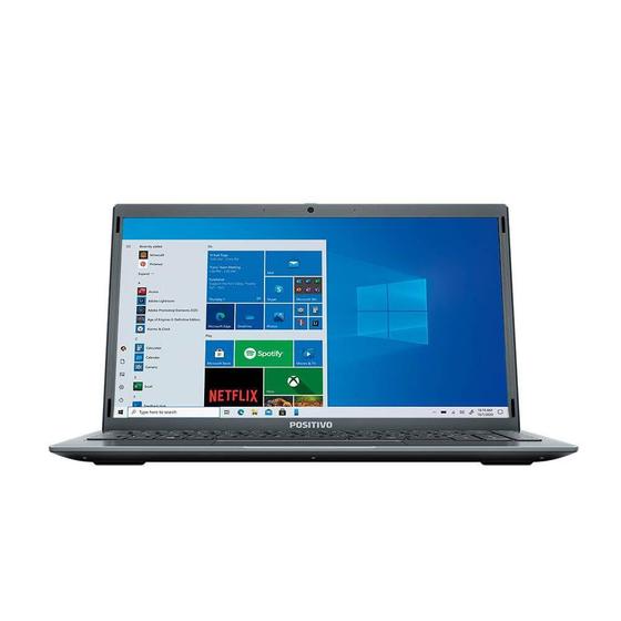 Notebook - Positivo Q4128cs Atom X5-z8350 1.44ghz 4gb 128gb Ssd Intel Hd Graphics Windows 10 Home Motion 14.1" Polegadas