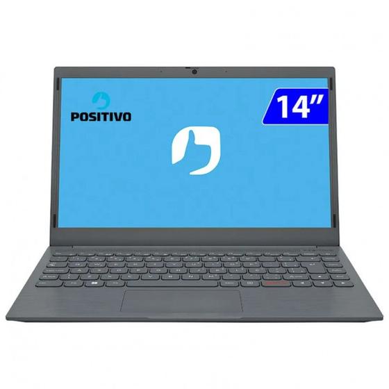 Notebook - Positivo C4128a Celeron N4020 1.10ghz 4gb 240gb Ssd Intel Hd Graphics Linux Vision C14 14