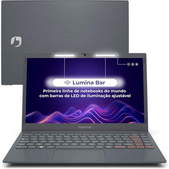Notebook Positivo Vision C14 Celeron 4GB 128GB W11 14" HD Imagem de Notebook Positivo Vision C14 Celeron 4GB 128GB W11 14" HD