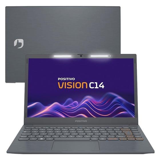 Notebook Positivo Vision C4128A-14 Tela 14.1", Intel Celeron, 128GB, 4GB RAM, Windows 11, Cinza Menor preço em Notebook Positivo Vision C4128A-14 Tela 14.1", Intel Celeron, 128GB, 4GB RAM, Windows 11, Cinza