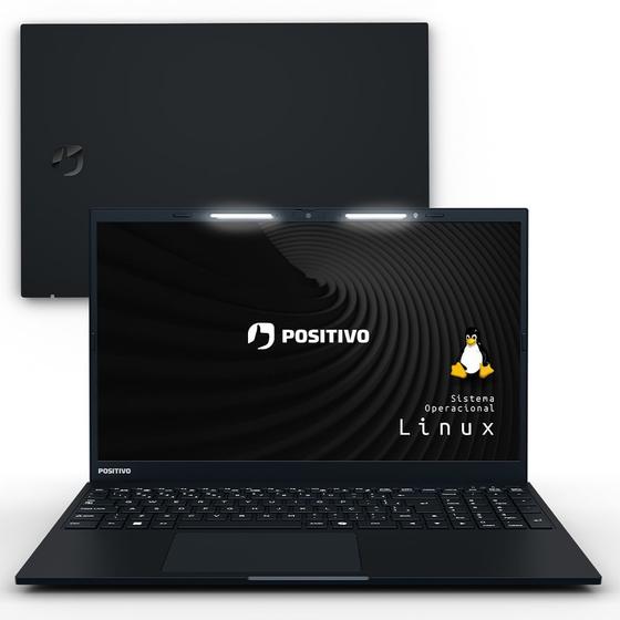 Imagem de Notebook Positivo Vision i15 Intel Core i3-N300 Linux 8GB RAM 512GB SSD Lumina Bar 15,6" Full HD - Preto