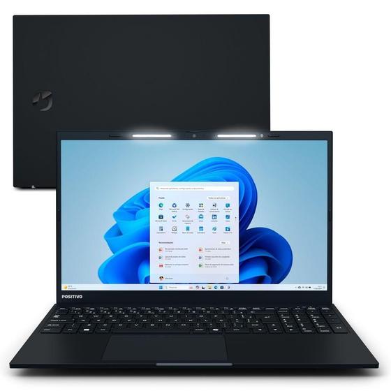 Notebook - Positivo Amd Ryzen 5 5500u 2.10ghz 8gb 256gb Ssd Amd Radeon Graphics Windows 11 Home Vision R15 15,6