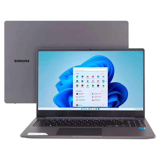 Notebook Samsung Core i5-1235U 8GB 512GB SSD Windows 11 Book NP550XED-KF3BR Menor preço em Notebook Samsung Core i5-1235U 8GB 512GB SSD Windows 11 Book NP550XED-KF3BR