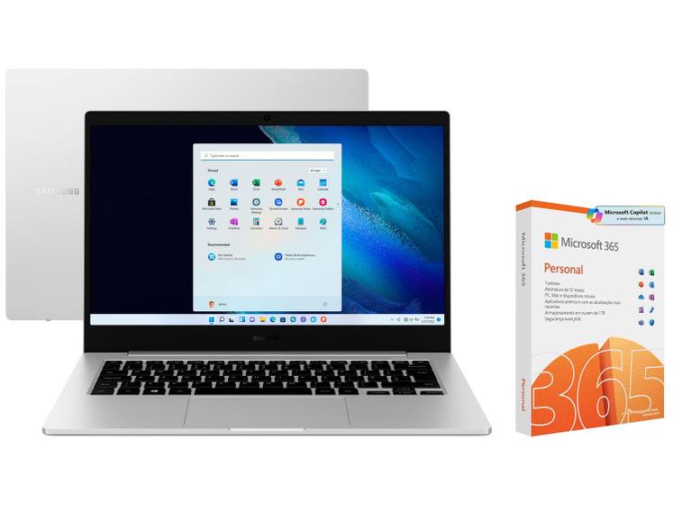 Notebook Samsung Galaxy Book Go 4GB RAM 128GB - Windows 11 + Microsoft ...
