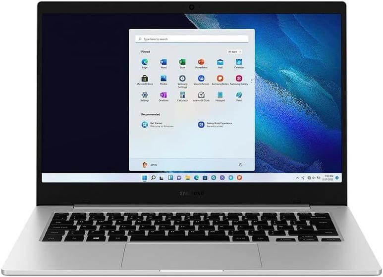 Notebook Samsung Galaxy Book Go NP340XLA Snapdragon 4GB 128GB Office W11 Prata Menor preço em Notebook Samsung Galaxy Book Go NP340XLA Snapdragon 4GB 128GB Office W11 Prata