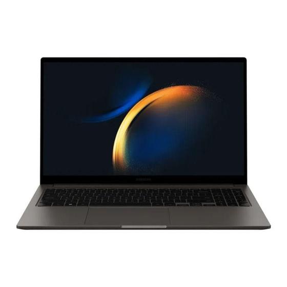 Imagem de Notebook Samsung Galaxy Book3 15.6 Full HD Core i7 16GB SSD 512GB A350M W11H Grafite