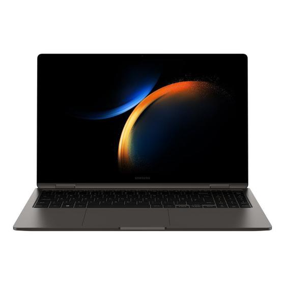 Notebook - Samsung Np750qfg-ks1br I7-1360p 2.80ghz 16gb 512gb Ssd Intel Iris Xe Graphics Windows 11 Home Galaxy Book3 360 15,6