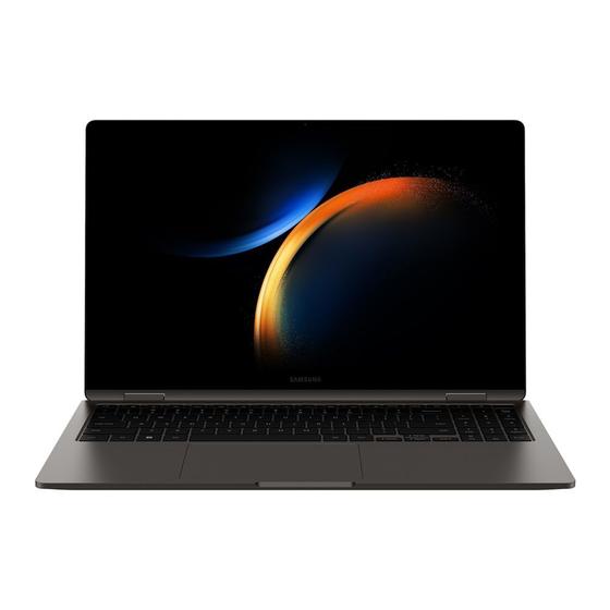 Imagem de Notebook Samsung Galaxy Book3 360, Windows 11 Home, Intel Core i7-1360P, 16GB, 1 TB SSD, 15.6'' Full HD AMOLED, 1.46 kg