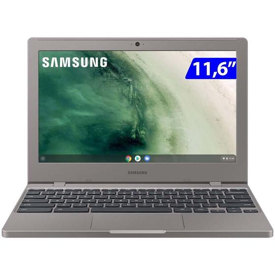 Imagem de Notebook Samsung Tela 11.6 N4000 32GB 4GBRAM Chromebook XE310XBA-KT1BR