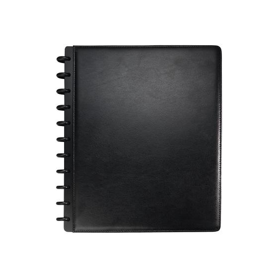 Imagem de Notebook Staples Arc Customizable - Couro A4 Preto
