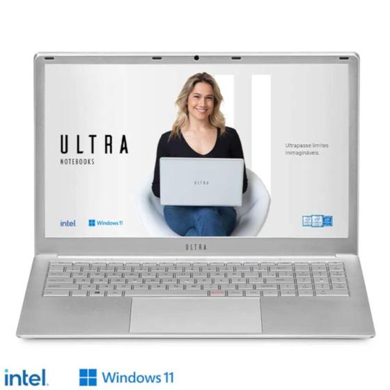 Notebook - Multilaser Ub220k Celeron N4020 1.10ghz 4gb 120gb Ssd Intel Hd Graphics Windows 11 Home Ultra - C/ Office 15,6" Polegadas
