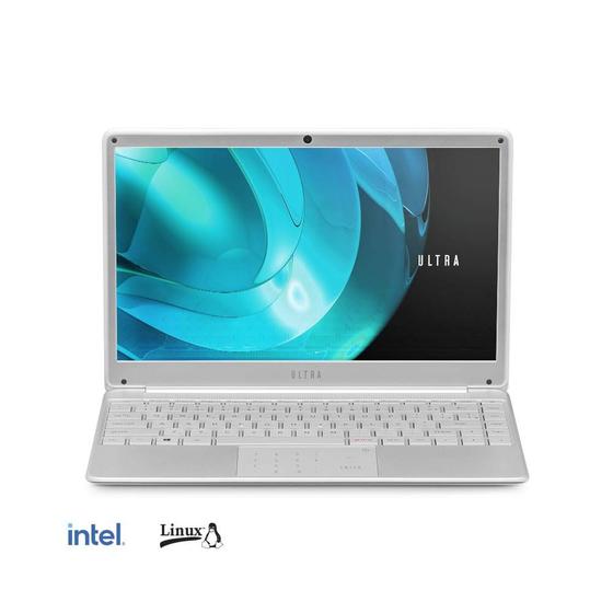 Imagem de Notebook Ultra, com Windows 10 Home, Processador Intel Core i3 4GB 240GB SSD Tela 14,1 Pol. HD + Tecla Netflix Prata - UB434