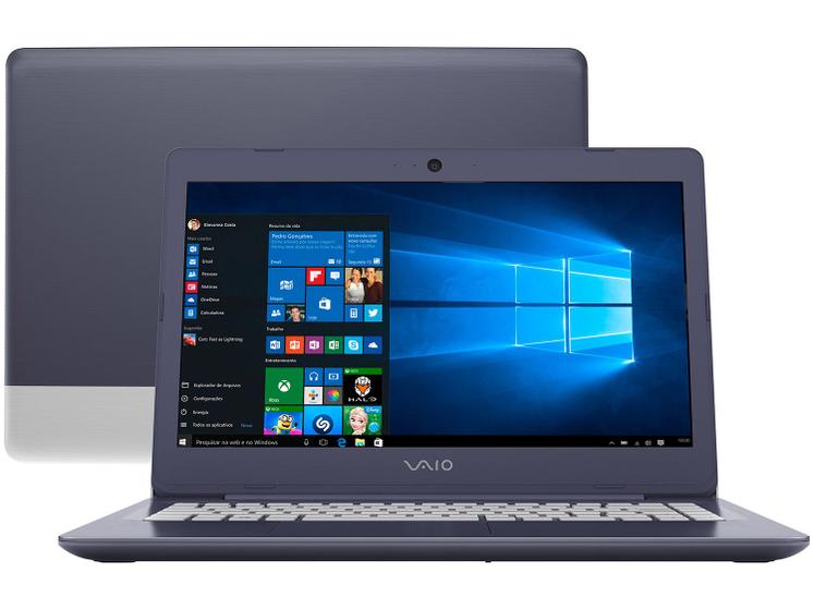 Notebook Vaio C14 VJC141F11X-B0111L Intel Core i3 - 4GB 1TB 14” Windows 10 Imagem de Notebook Vaio C14 VJC141F11X-B0111L Intel Core i3