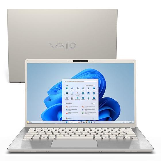 Imagem de Notebook VAIO F14 Intel Core i7-1355U Windows 11 Home 32GB RAM 512GB SSD 14'' Full HD IPS  Branco