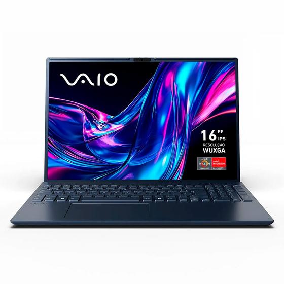 Notebook Vaio FE 16 AMD Ryzen 5-5625U 12gb 512gb Ssd Linux 16" Menor preço em Notebook Vaio FE 16 AMD Ryzen 5-5625U 12gb 512gb Ssd Linux 16"