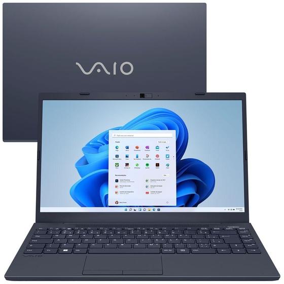 Notebook - Vaio Vjfe49f11x-b0321h Amd Ryzen 5 5500u 2.10ghz 16gb 256gb Ssd Amd Radeon Graphics Windows 11 Home Fe14 14