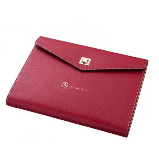Imagem de Notebook Wokex A5 - Couro Sintético - Design Executivo com Dobra Tripla
