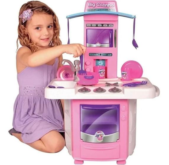 Nova Big Cozinha Infantil Completa Big Star Menor preço em Nova Big Cozinha Infantil Completa Big Star