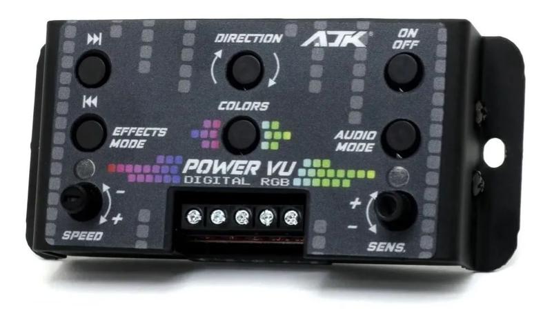 Imagem de Nova Central Ajk Sound Power Vu Para Faróis Rgb Ritmico