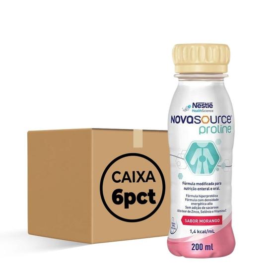 Imagem de Novasource Proline Morango 200ML (CX C/06 Unds) - Nestlé