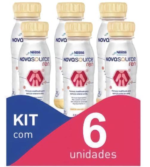 Imagem de Novasource Ren 200ml baunilha - Kit com 6 unidades