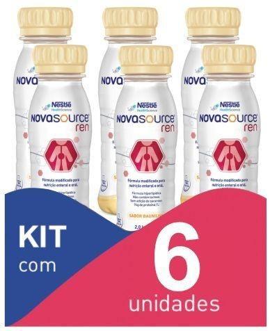 Imagem de Novasource Ren 200ml baunilha - Kit com 6 unidades