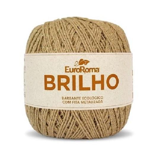 Imagem de Novelo Euroroma Brilho Ouro 4/6 - 400G - 406 M / Bege