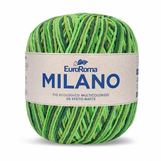 Imagem de Novelo Euroroma Milano 200g 226m (barbante multicolorido)