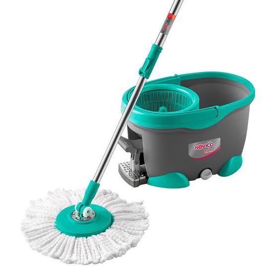 Imagem de Noviça Mop Turbo Esfregão Giratorio Twister Balde de 17L Pedal Bettanin BT1389