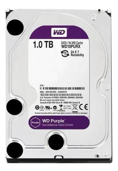 Novo 3729 vendidos Disco rígido interno Western Digital WD Purple WD10PURZ 1TB roxo Menor preço em Novo 3729 vendidos Disco rígido interno Western Digital WD Purple WD10PURZ 1TB roxo