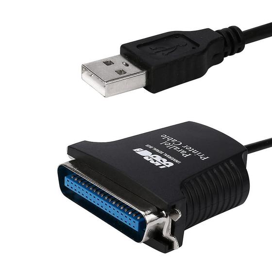 Imagem de Novo cabo conversor de impressão de impressora paralela Usb To Db36 porta fêmea