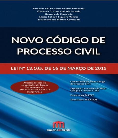 Imagem de Novo codigo de processo civil                   02 - EMPORIO DO DIREITO