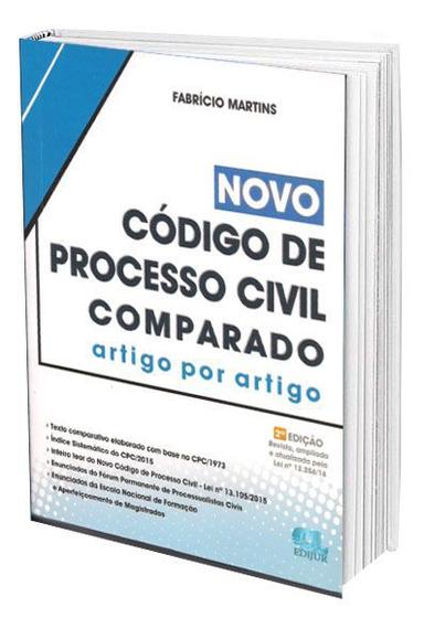 Imagem de Novo Código de Processo Civil Comparado Artigo por Artigo - Mini - EDIJUR