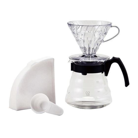 Novo Conjunto Hario V60 Kit Menor preço em Novo Conjunto Hario V60 Kit