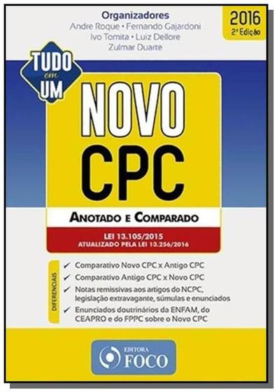 Imagem de Novo cpc - anotado e comparado