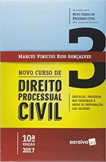 Imagem de Novo Curso de Direito Processual Civil Execução, Processos nos Tribunais e Meios de Impugnação das Decisões - Vol.3