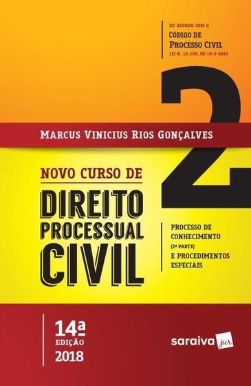 Imagem de Novo curso de direito processual civil  - SARAIVA S/A LIVREIROS EDITORES