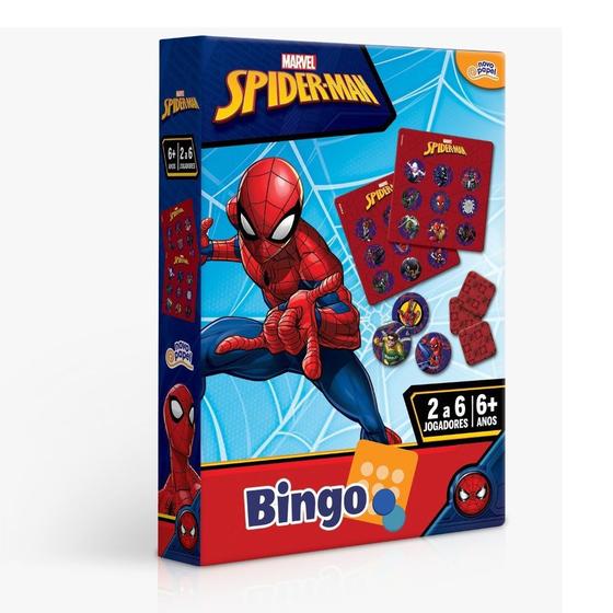 Imagem de Novo Jogo Bingo Do Espetacular Homem Aranha Marvel 8017