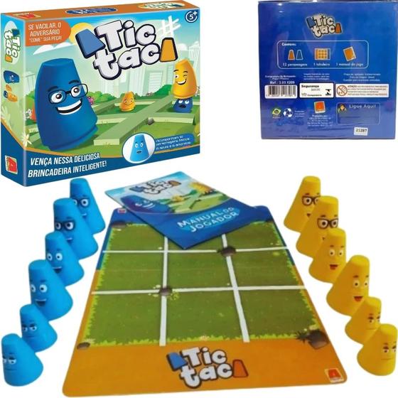 Novo Jogo da Velha Infantil Didatico Divertido Tic Tac Toe Brinquedo ...