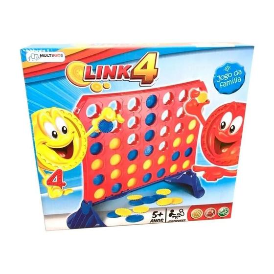 Imagem de Novo Jogo Link 4 Connect Original Completo- Multikids Br1288