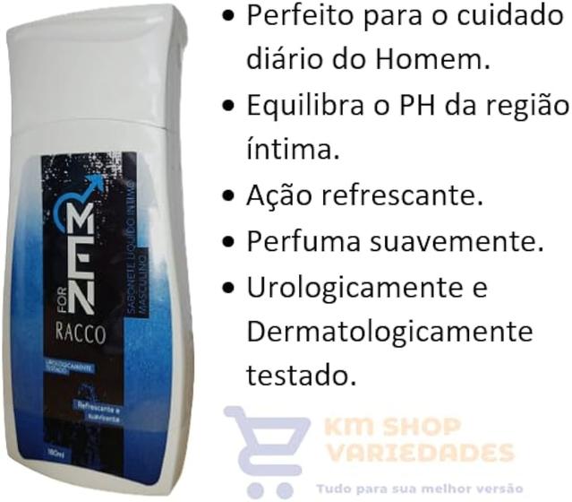 Imagem de Novo Sabonete Intimo Masculino Racco For Men 180 Ml