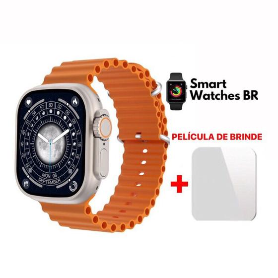 Novo Smartwatch W68 Ultra Séries 8 Nfc 49mm + Película - Iwo ...