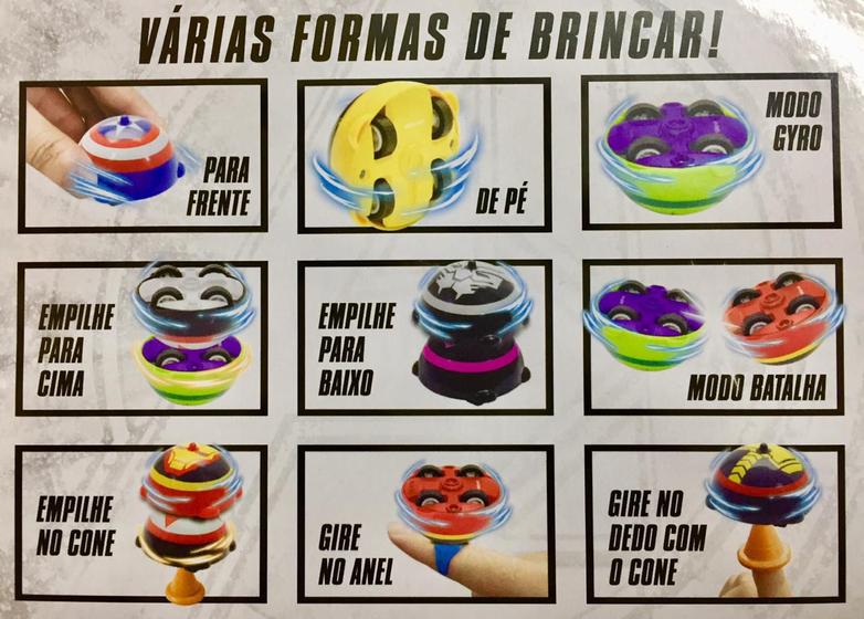 Novos Gyro Hero Marvel Os Vingadores Aleatorio Dtc 4922 Menor preço em Novos Gyro Hero Marvel Os Vingadores Aleatorio Dtc 4922