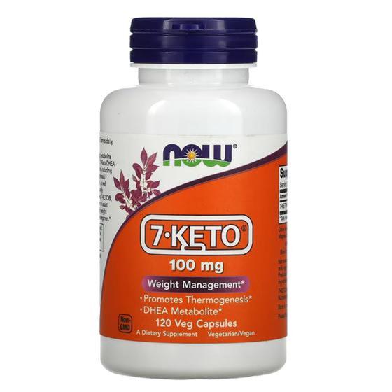 Now Foods 7 Keto 100mg 120 Cápsulas - Termogênico - Magazine Luiza