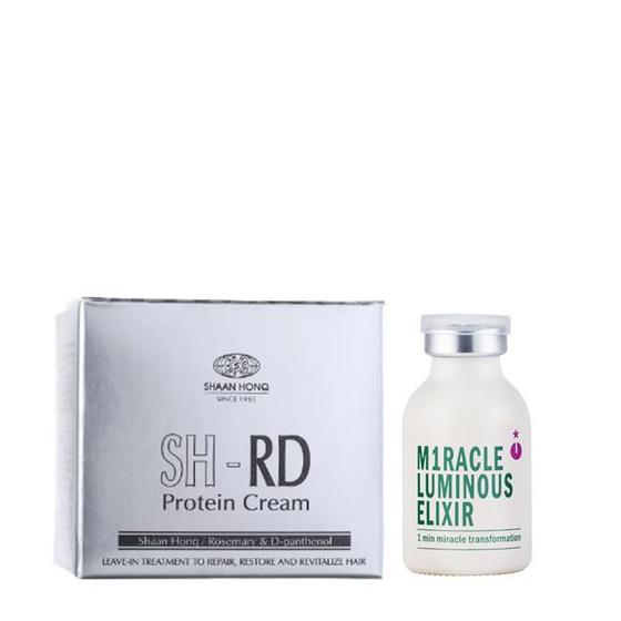 Imagem de NPPE SHRD Protein Creme Leave in 50ml e Miracle Luminous Elixir Ampola25ml