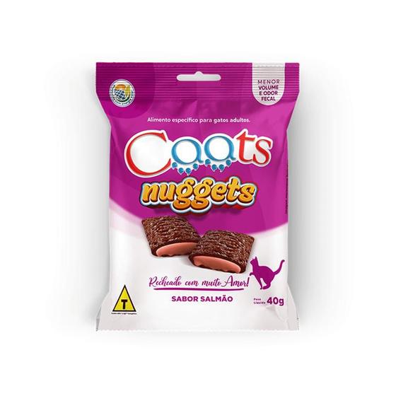 Imagem de Nuggets Para Gato Sabor Salmão 40g Caats