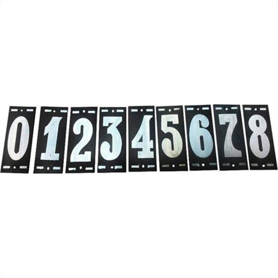 Imagem de Numero Retangular Pvc Caiado 7  - Kit C/25