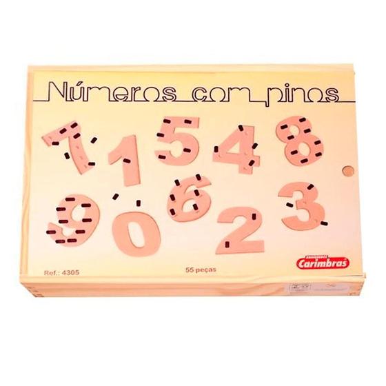 Imagem de Números com Pinos - Carimbrás