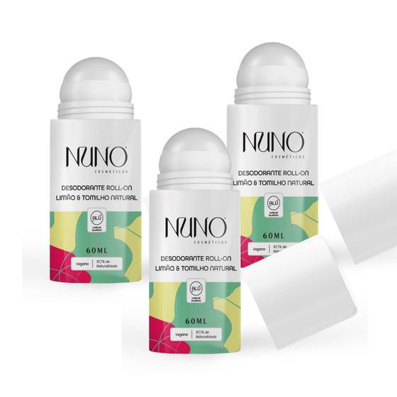 Imagem de Nuno cosmeticos trio desodorante natural limão e tomilho