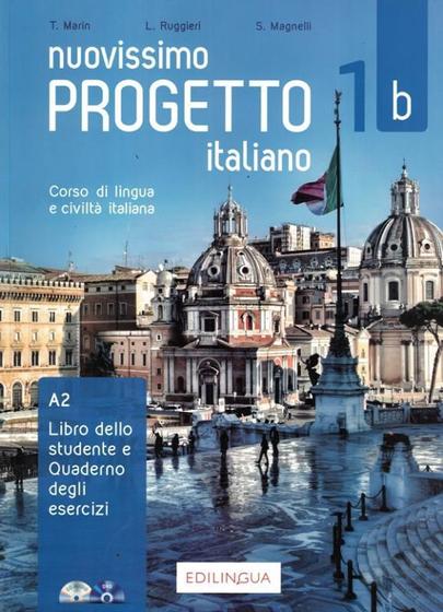 Imagem de Nuovissimo progetto italiano 1b (a1-a2) - libro dello studente + quaderno esercizi + dvd + cd - EDILINGUA